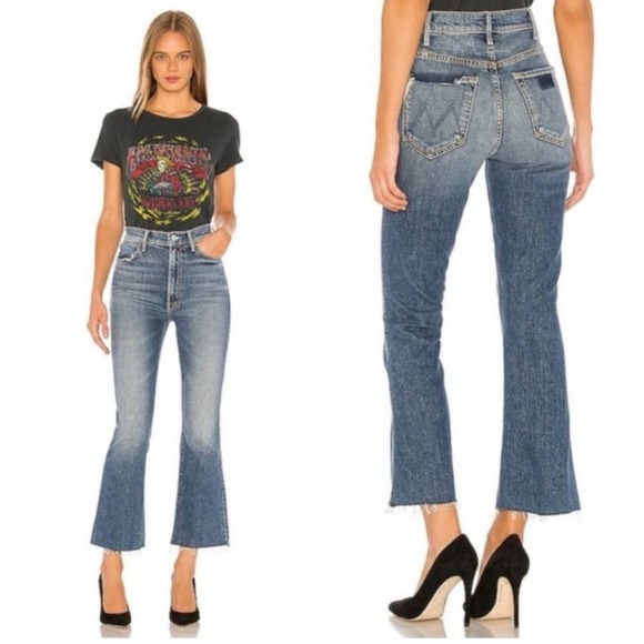 Chic Blue Flare Jeans for Women - Picture 1 of 10